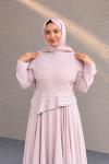 Yonca Tesettür Abiye Pudra