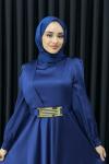 HAZAL KEMERLİ ABİYE Lacivert