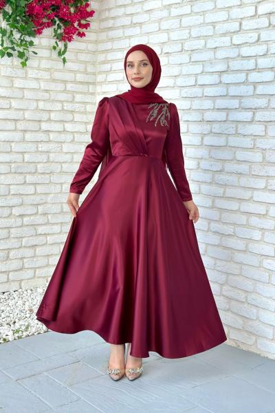 Şenay Abiye Bordo
