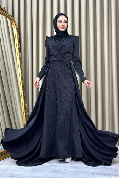 Meral Abiye Siyah