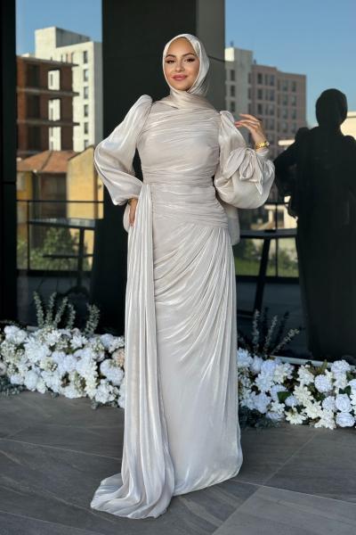 Derin tesettür abiye Vizon