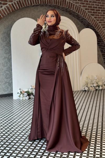 Eftelya Abiye Kahverengi