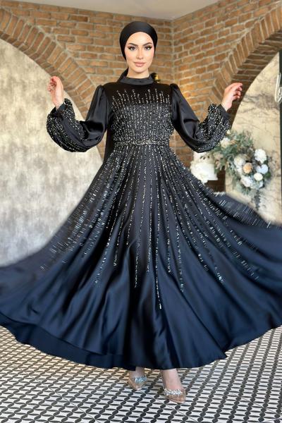 Fahriye abiye Siyah